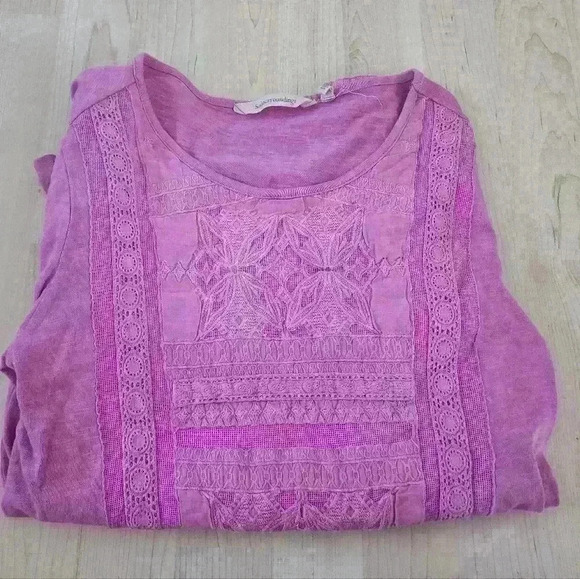 Soft surroundings purple top size xs - Picture 1 of 8
